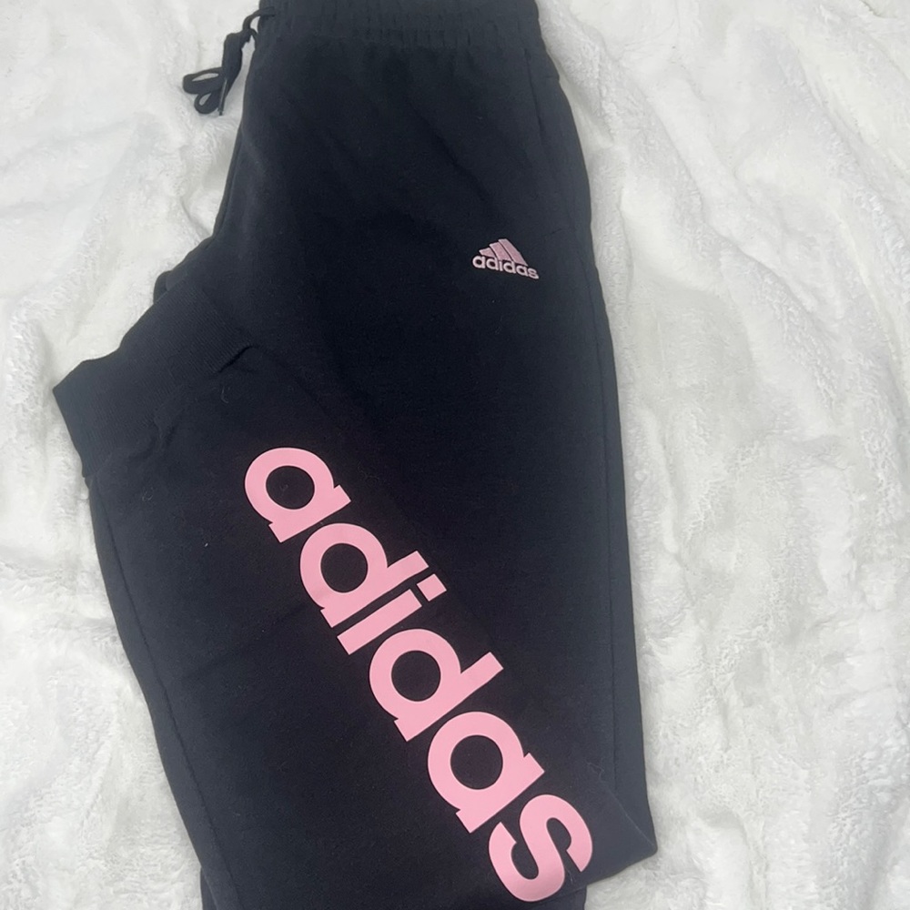 Black Adidas joggers